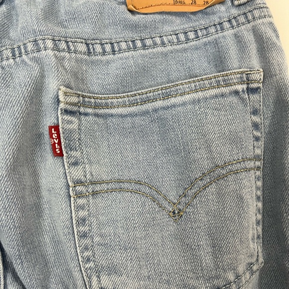 Levi's 512 Light Blue Straight Leg Women's Jeans - Picture 4 of 5
